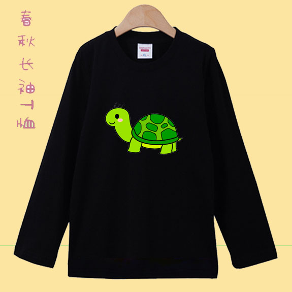 海豚乌龟螃蟹衣服 小鱼儿童 上衣男女童秋衣春秋 小孩长袖