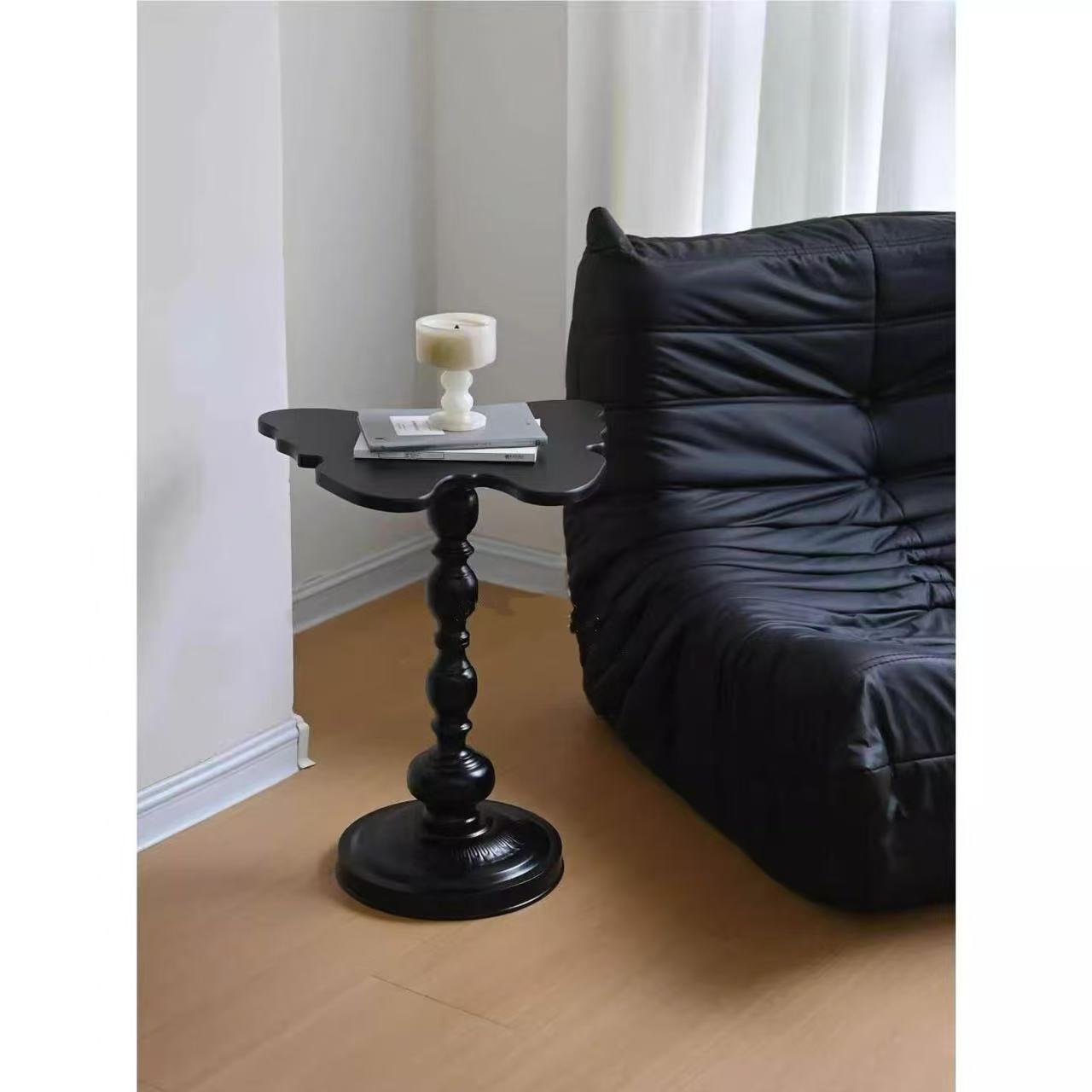 美式蝴蝶桌复古客厅边几简约床头边桌阳台沙发边柜创意家用小茶几