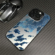 夏日清新深海鱼群适用苹果15promax手机壳iPhone14高级13新款 plus镭射xs小众女x防摔硬壳 12网红pro情侣17爆款