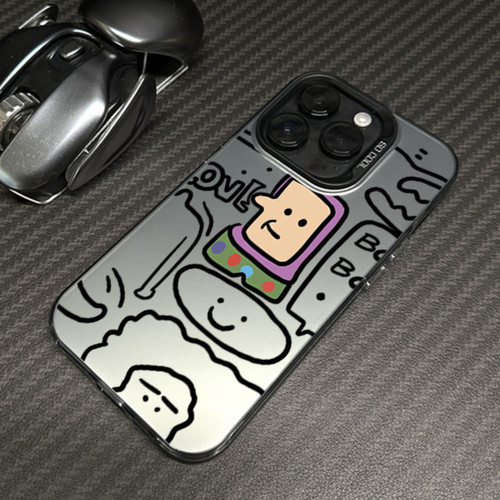 高级镭射磨砂苹果16手机壳