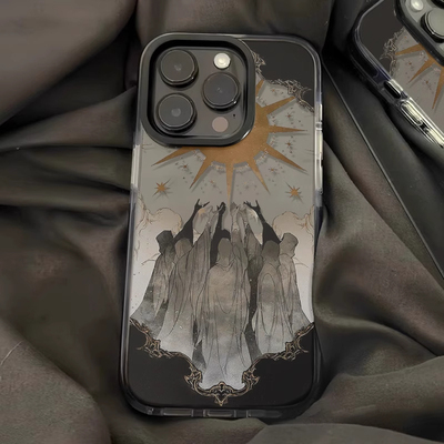 个性太阳神适用苹果16promax手机壳15小众新款14网红13透明plus创意11情侣iPhone12少女xs全包透明xr防摔软壳