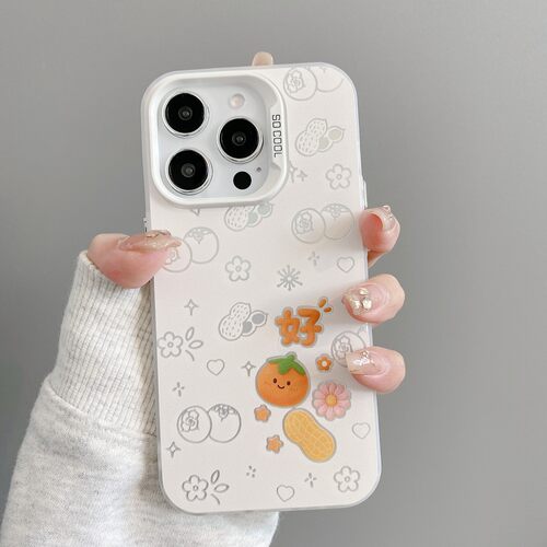 简约ins风好事发生适用苹果17promax手机壳iPhone16创意14新款15可爱小众13情侣女12plus镭射11全包x防摔硬壳