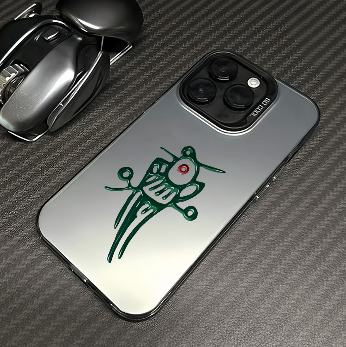 趣味麻将幺鸡适用苹果16promax手机壳iPhone15创意14新款13卡通少女pro超火情侣12小众plus镭射x网红防摔硬壳