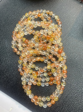 锦鲤色胶花手链尺寸6.6-7 m m小清新款送女友礼物必选