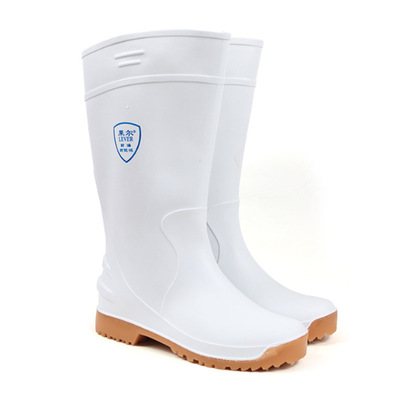 莱尔 SF-11-03 PVC白色长筒雨靴耐酸碱防水防滑高筒食品专用靴