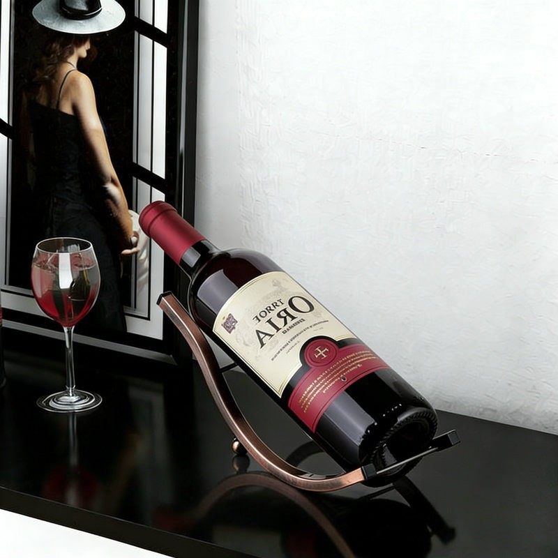 红酒架摆件高级感小众轻奢高档家居客厅电视柜酒柜软装饰品乔迁礼,收纳整理,红酒架,淘宝优惠券,粉丝福利购,淘宝优惠卷