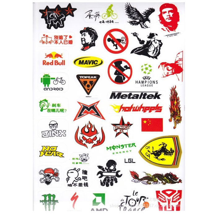 Autocollant pour vélo - Ref 2280301 Image 4