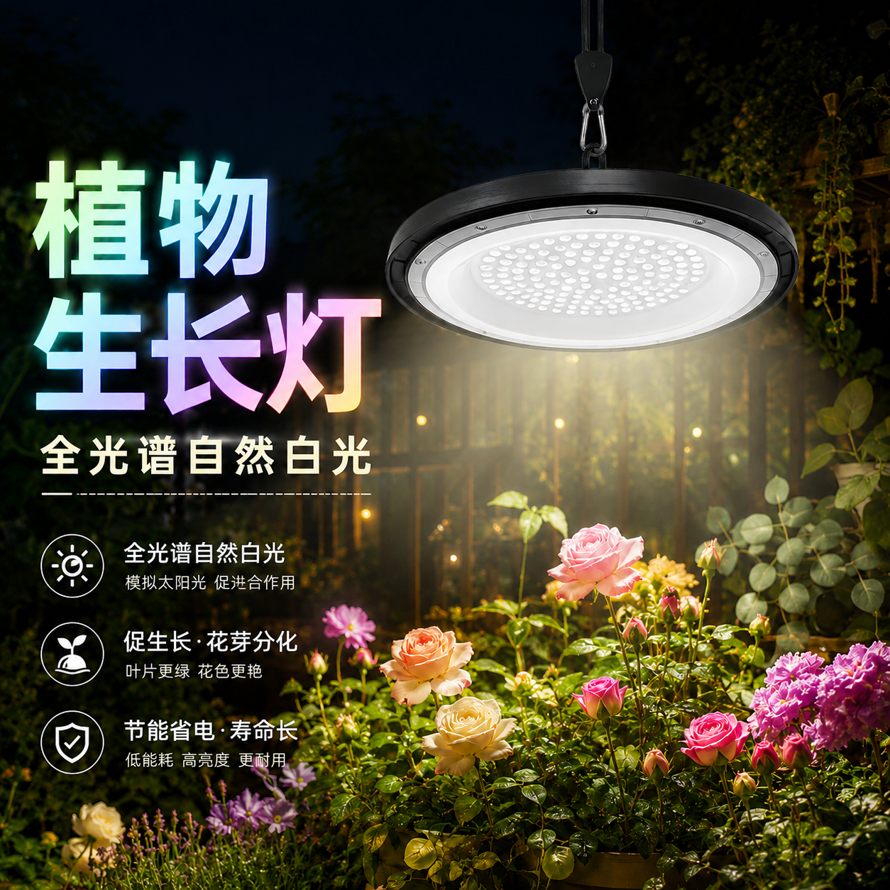 阳台专用全光谱植物三角梅补光灯