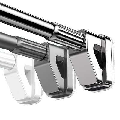 未来式免打孔晾衣杆不锈钢