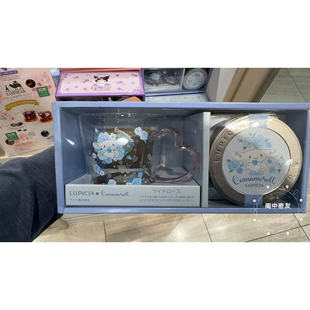 予 日本代购 LUPICIA绿碧茶园与三丽鸥联名玻璃杯茶盒礼盒