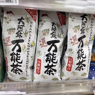 日本代购 村田園 无咖啡因熊本県大阿苏茶16种素材茶400g