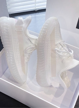 情侣鞋非织网鞋椰子鞋果冻软底老北京布鞋休闲运动跑步鞋透气吸汗