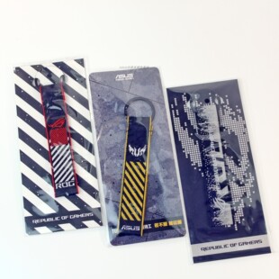 全新原装 华硕主板周边ROG玩家国度TUF电竞特工织布钥匙扣信仰带