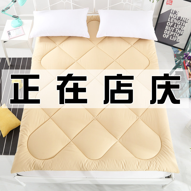 床褥棉花褥子棉絮床垫单人双人加厚垫学生宿舍1.2米1.8m床1.5垫被