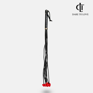 【DTL】桃心散鞭K9惩罚道具puppy打pp藤条sp工具拍子爱心编织鞭子