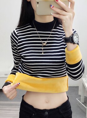 加厚黑色秋冬女士爆款保暖毛衣