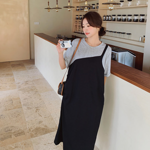 大货已出!!!2023年新款拼色连衣裙女款式大摆女款1625-P95-K148,女装连衣裙,浙宝179