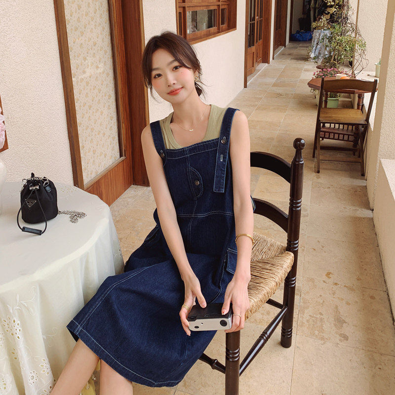大货已出!!!2023年新款韩版纯色高腰显瘦连衣裙女1626-P105-K158,女装连衣裙,浙宝179