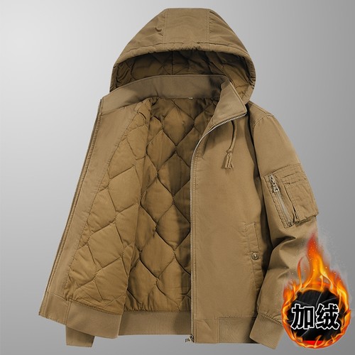 柏承加厚冬季夹棉棉衣