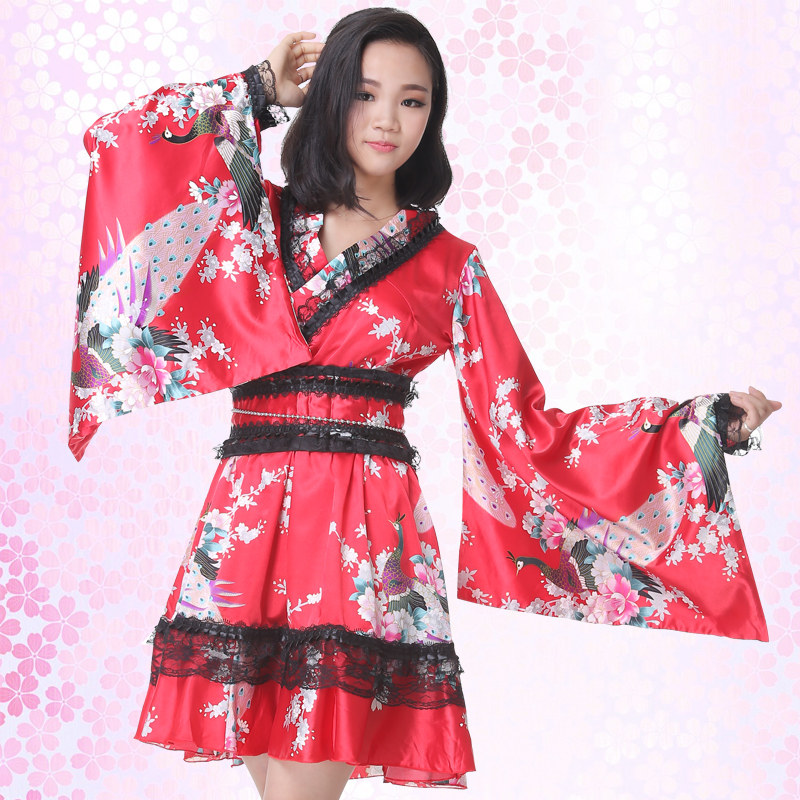 和服短裙时尚亮片演出服