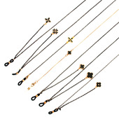 四叶草眼镜链女挂脖网红链子挂件复古防丢防滑挂绳挂链墨镜带链条