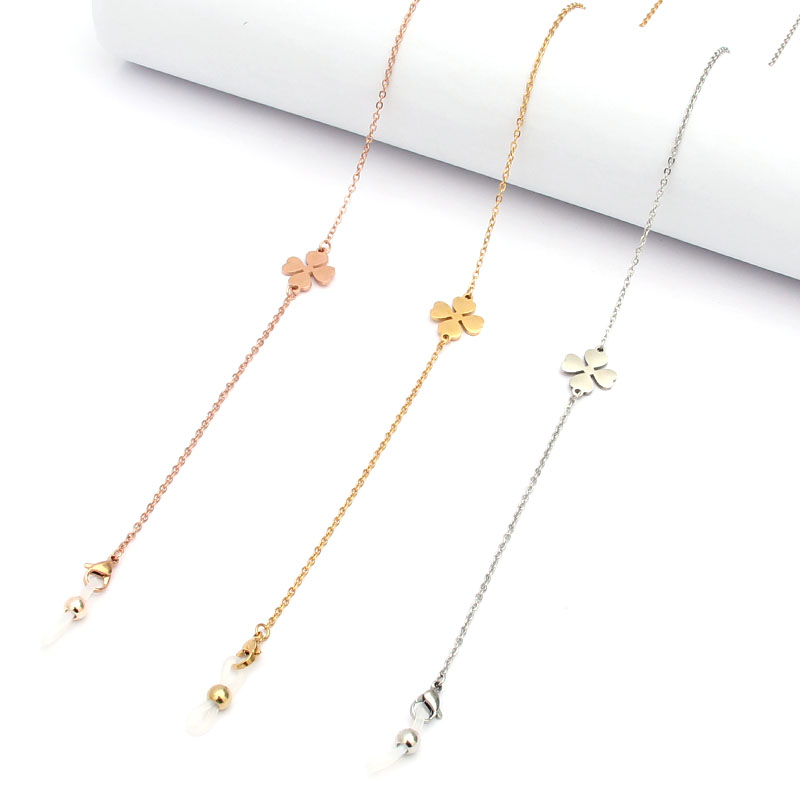 挂脖眼镜链不锈钢口罩链子耳机链