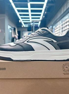 安踏街顽男板鞋2025夏新款潮流板鞋经典时尚休闲小白鞋 112538051