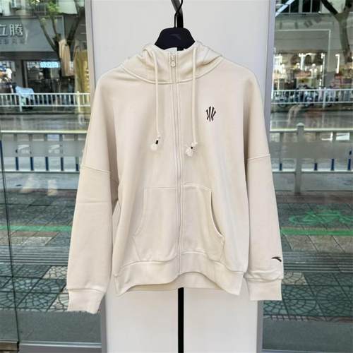 安踏男士冬季加绒保暖针织运动