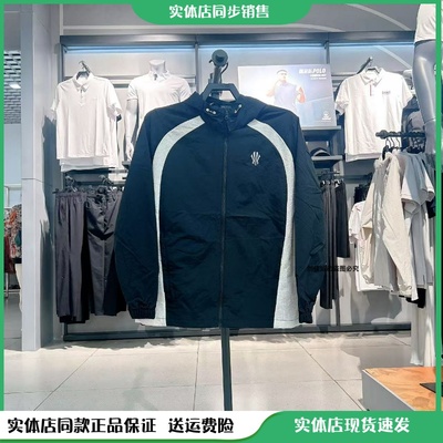 安踏男衣秋季欧文梭织防水夹克