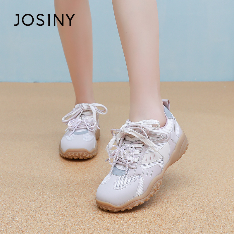 卓诗尼2025夏季新款厚底德训鞋时尚舒适休闲鞋潮流百搭透气运动鞋