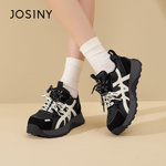 卓诗尼2025秋冬新款厚底运动鞋时尚舒适老爹鞋潮流百搭显瘦休闲鞋