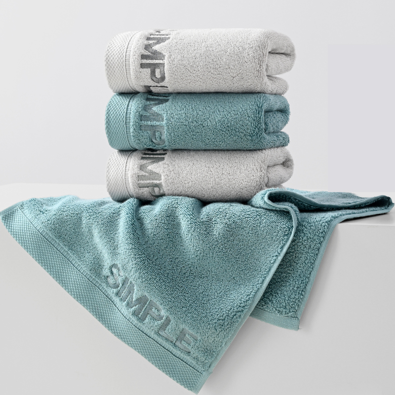 暖优毛巾纯棉全棉洗脸家用面巾吸水不易掉毛成人速干头发洗澡酒店