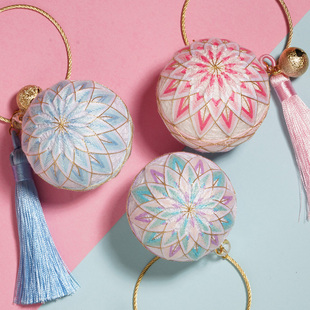 刺绣手鞠球diy手工情侣中国风创意复古生日礼品材料包送男友礼物