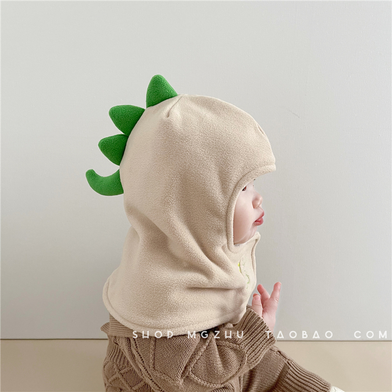 儿童帽子围巾一体带口罩