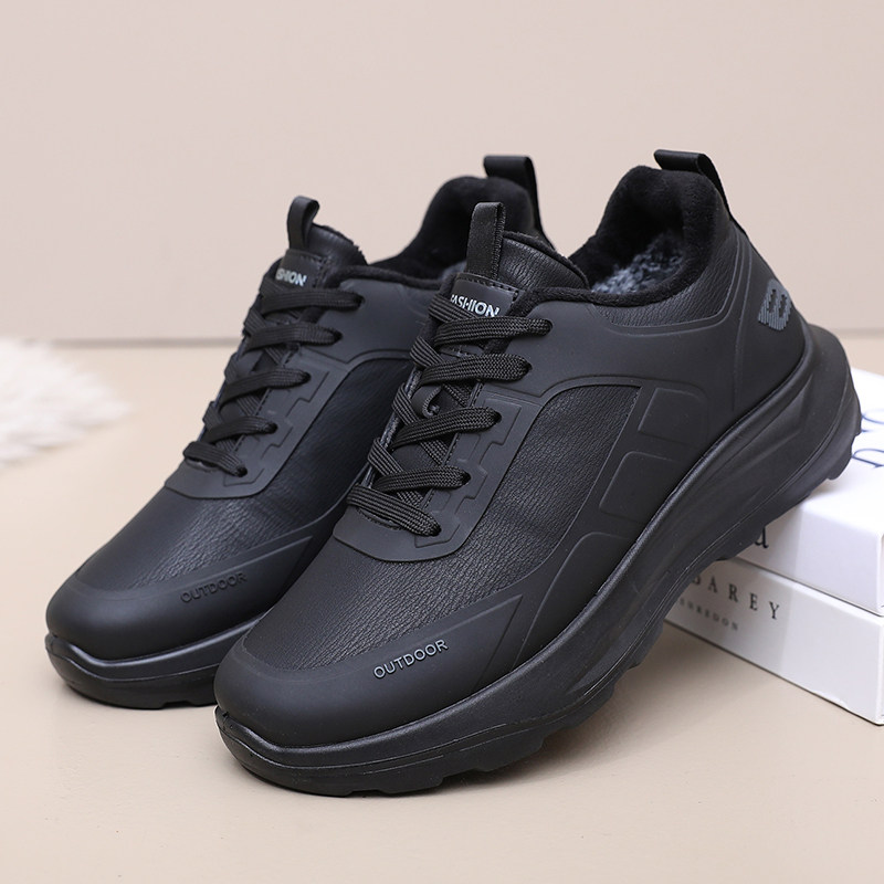 老北京布鞋男鞋冬季新款加绒加厚