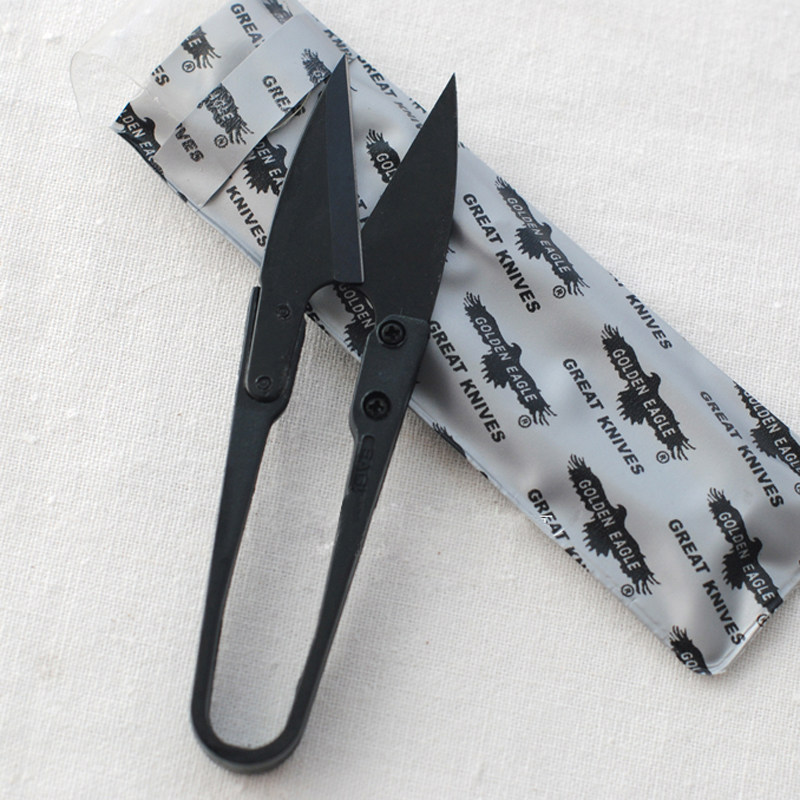 golden eagle剪刀纱剪修剪线头弹簧剪十字绣u型剪小剪刀加工