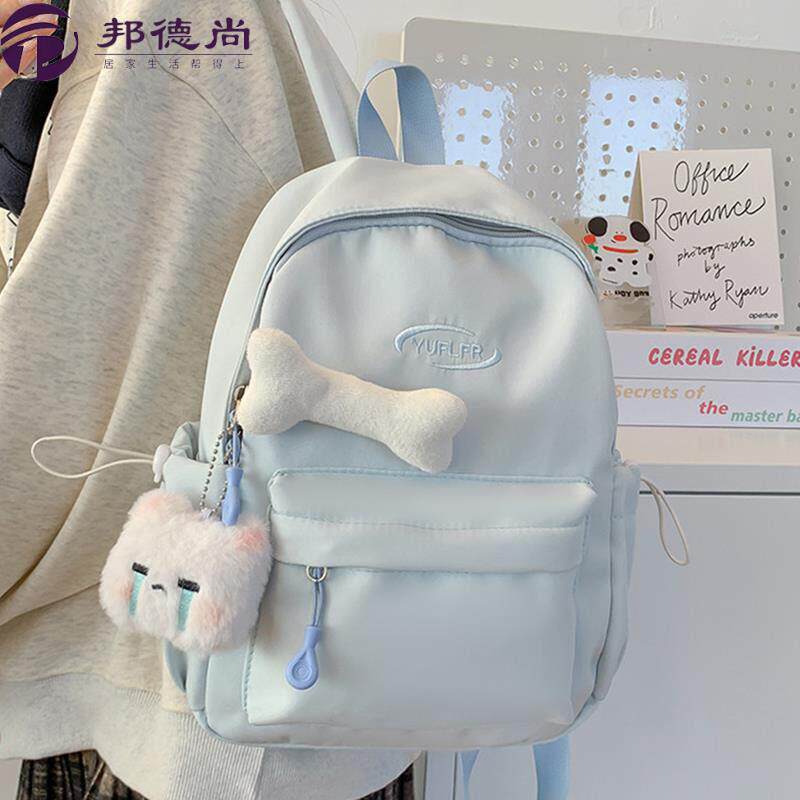 纯色百搭小书包女韩版少女学生迷你双肩包高颜值简约休闲mini背包