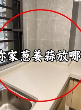 厨房葱姜蒜收纳盒生姜大蒜壁挂收纳篮调料收纳神器多功管道清洁棒