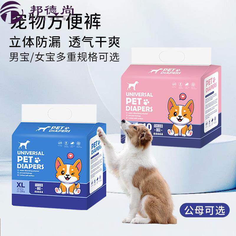 狗狗纸尿裤宠物尿不湿吸水宠物月经裤除臭一次性公狗生理裤专用