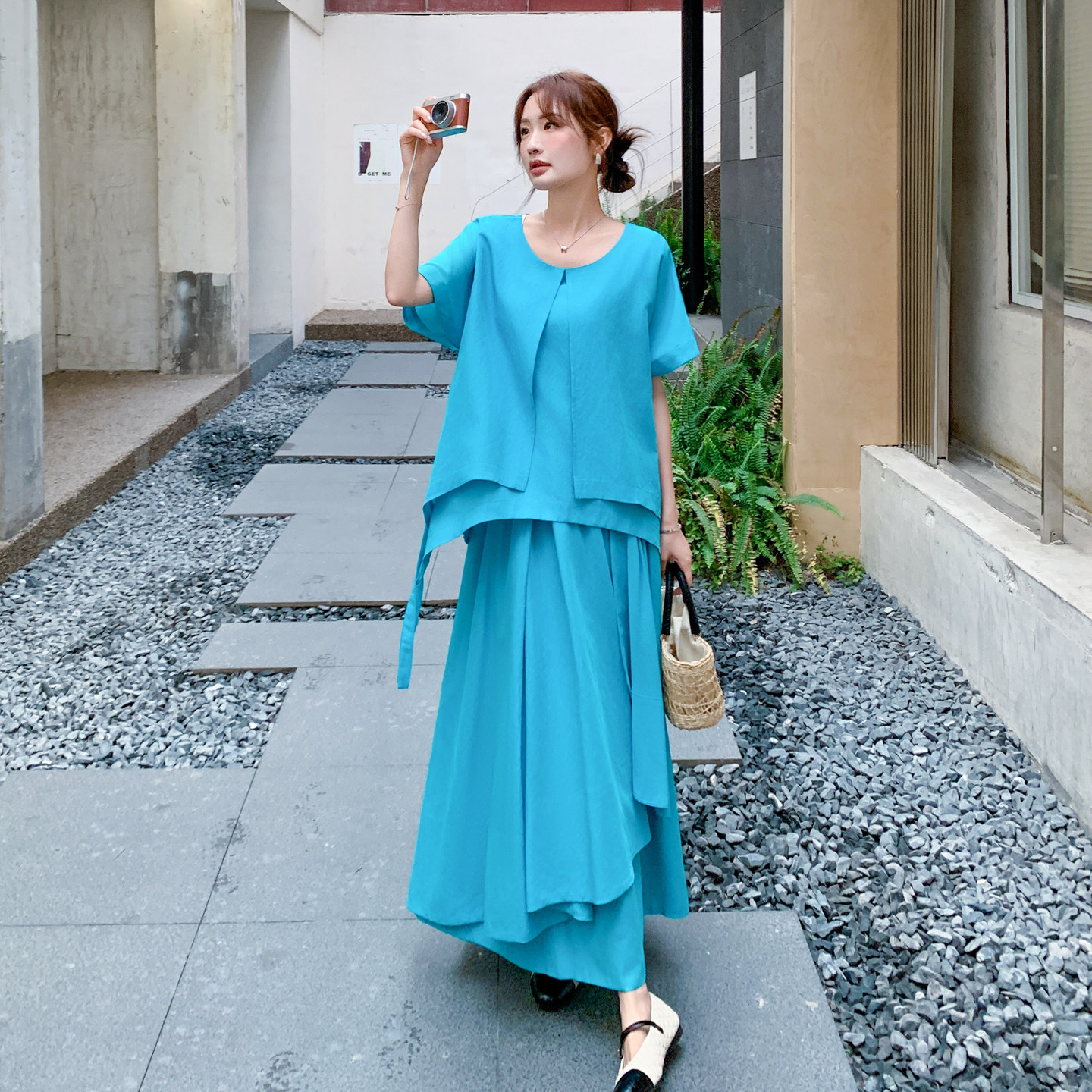 现货2C369-6302P185K288新款两件套套装,女装连衣裙,浙宝271