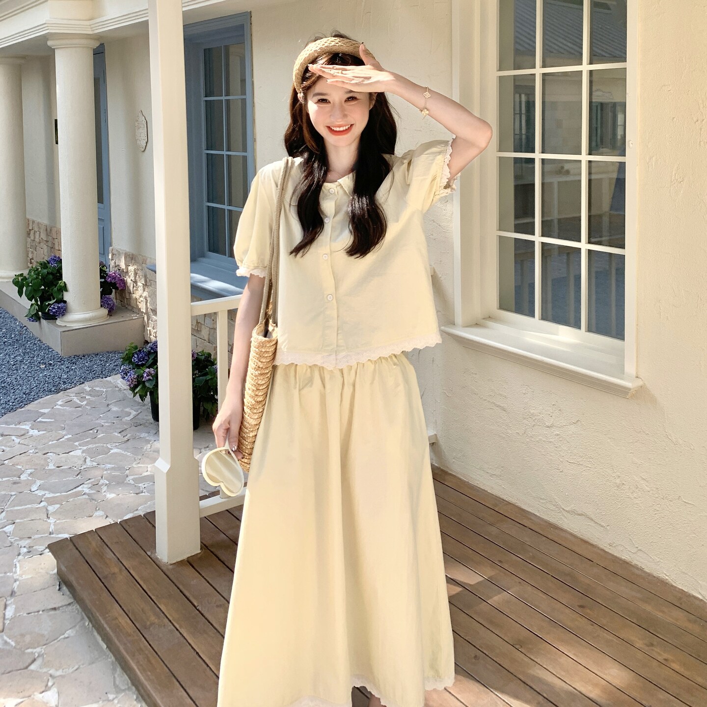 新款时尚套装上衣+半身裙套装两件套2C369-6286P165K238，女装套装/套裙，浙宝271