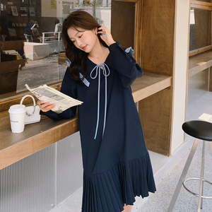 现货 学院风 早秋小个子不挑人宽松连衣裙271-7203-P115 控168，女装连衣裙，浙宝271