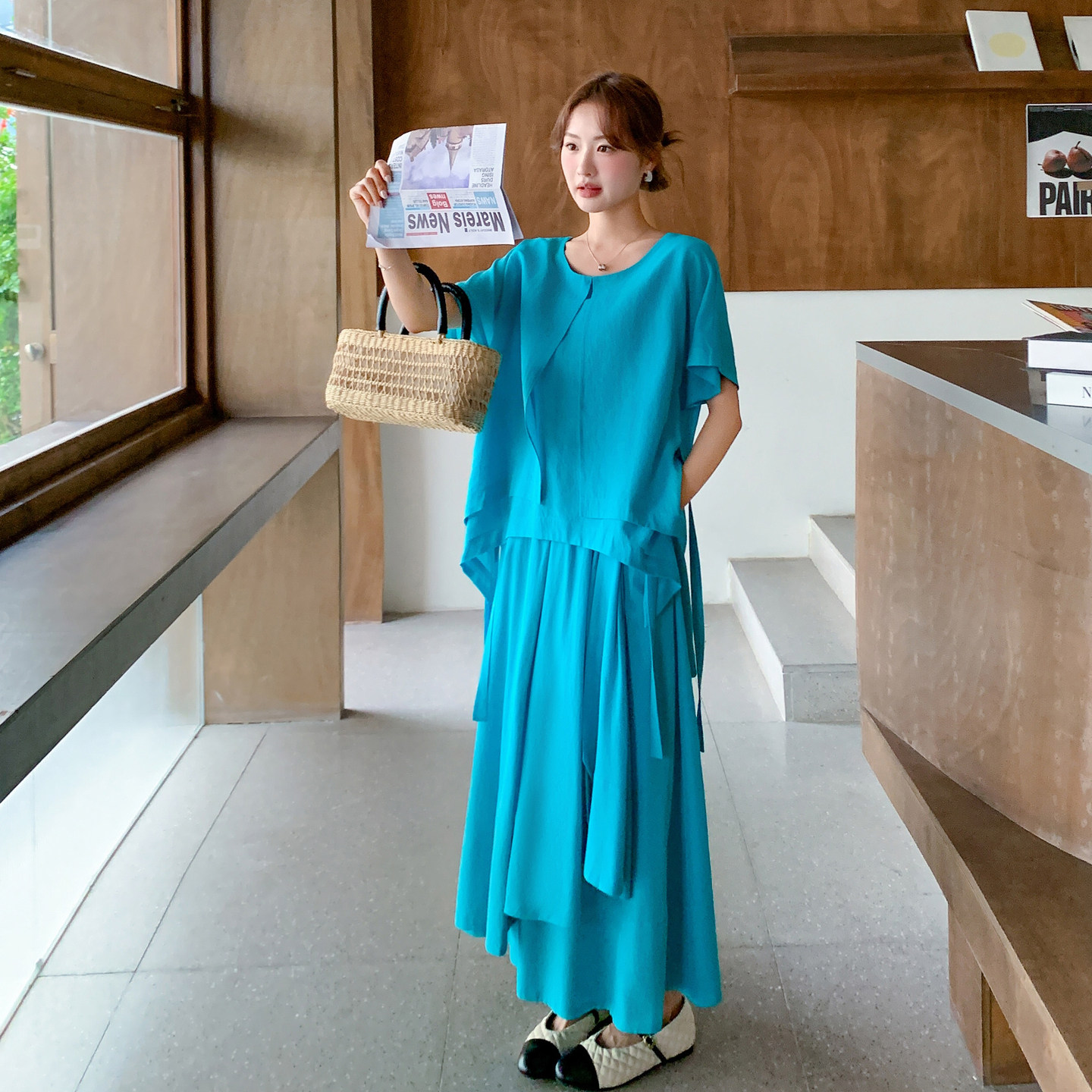 现货2C369-6302P185K288新款两件套套装,女装连衣裙,浙宝271