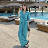 现货2C369-6307P175K278新款两件套套装上身假两件，女装套装/套裙，浙宝271