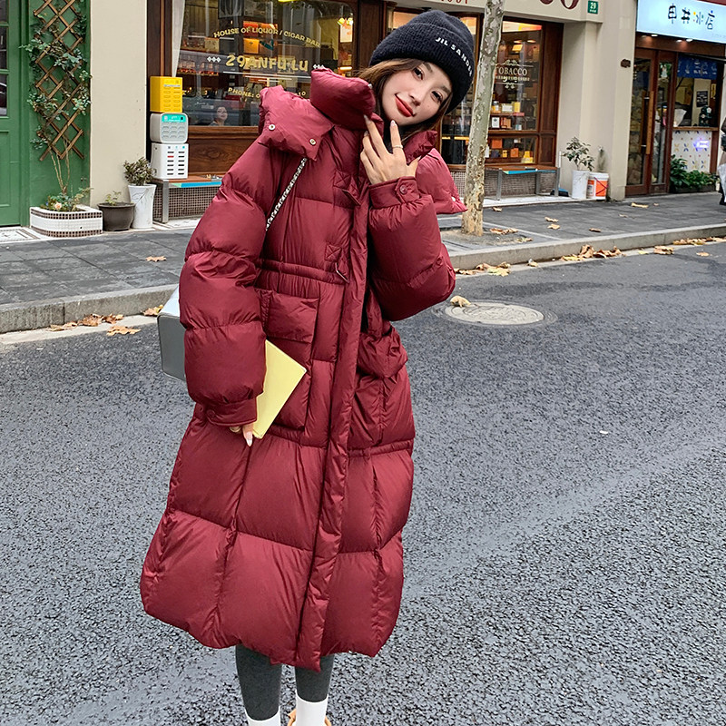 更新买家秀现货圣诞红喜感90白鸭绒羽绒服271-9087-P395K558,女装羽绒服,浙宝271