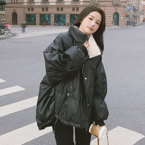 奶咖色短款羽绒服女冬季2024新款韩版显瘦保暖高级感今年爆款皮衣图片