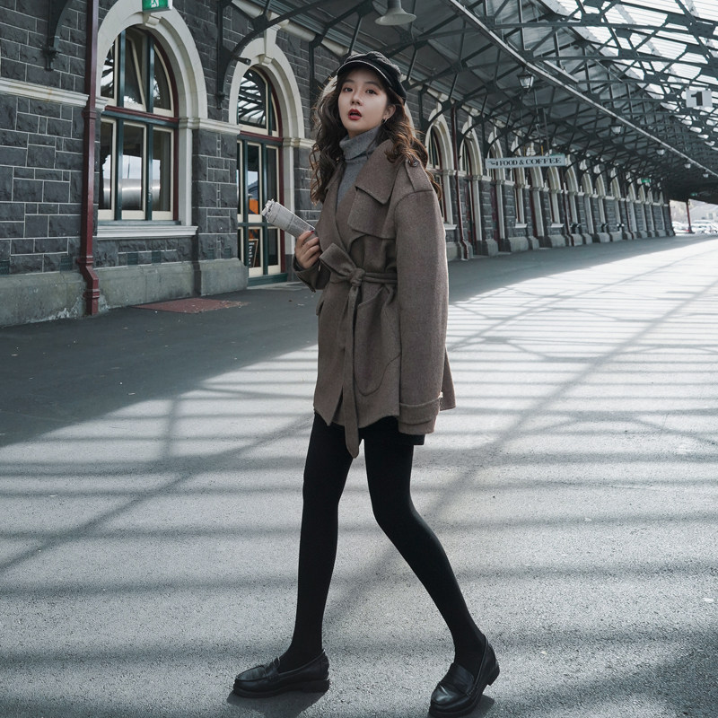 现货271-1525-P165中长款毛呢外套控238,女装毛呢外套,浙宝271