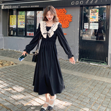 现货主推款蕾丝花边领子连衣裙271-8110P135K188，女装连衣裙，浙宝271