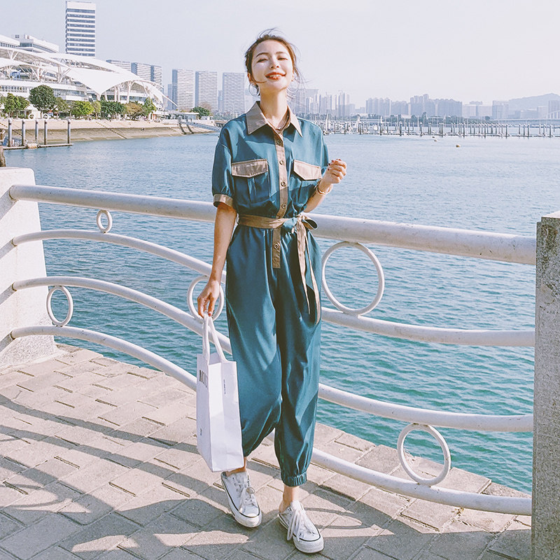 现货271-7026-P105新款连体裤控158,女装连体裤,浙宝271