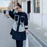 现货271-7058-P145新款风衣小香风外套控198，女装风衣，浙宝271